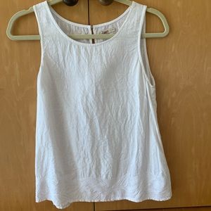 Linen Lakey Top White Small